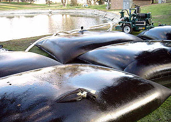 silt filtering bags