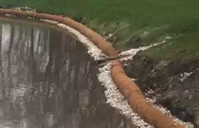 erosion control log