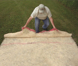 straw erosion control mats