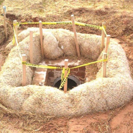 coconut fiber logs