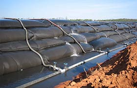 Geosynthetic Sludge Dewatering