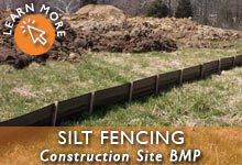 Construction Site Silt Fencing